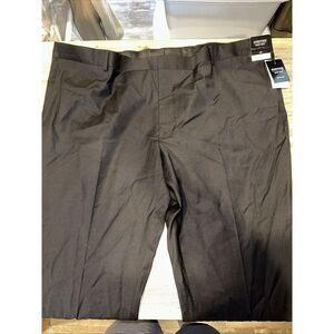 Nordstrom Tech Smart Trim Fit Dress Pants. Size 48 X 37. Raw Hem Black. NWT. P